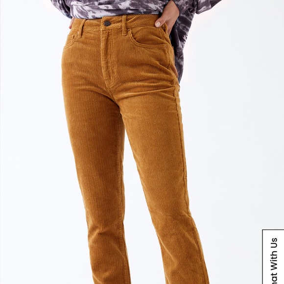 Pacsun Tan Corduroy Mom Pants - Picture 2 of 10